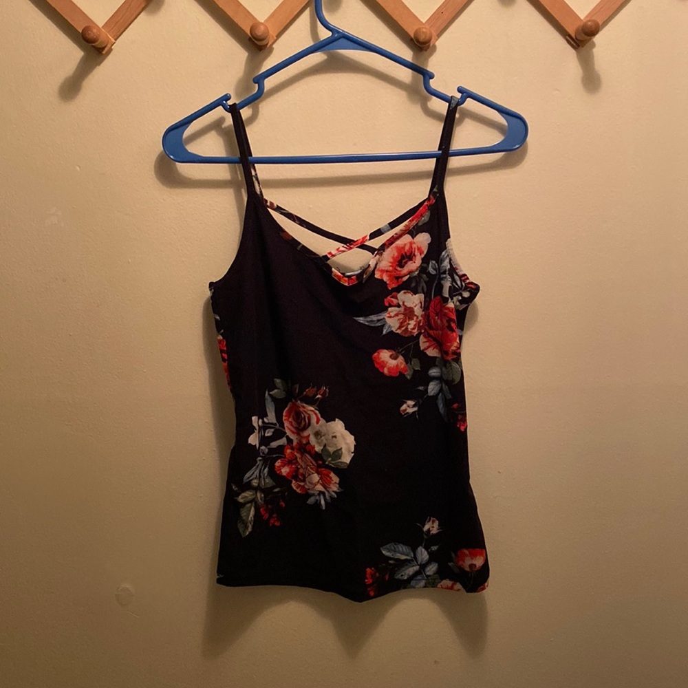 Flower Print Tank Top